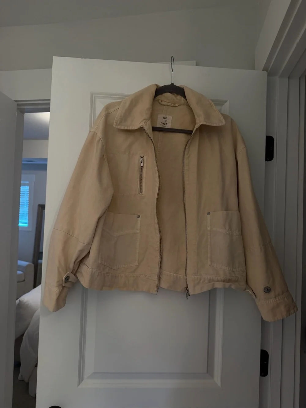 Women's 100% Cotton Sally Canvas Jacket Free People Coat